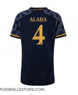 Günstige Real Madrid David Alaba #4 Auswärtstrikot Damen 2023-24 Kurzarm